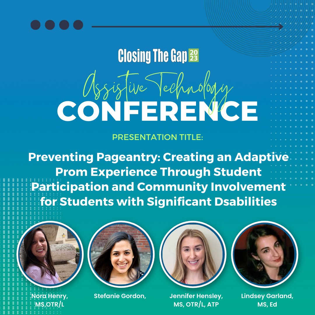 ATClosingTheGap's tweet image. Today's Featured Presentations - Accessibility &amp;amp; UDL! #CTG23

There are two more days to register at the early bird rate! (Rates increase July 16th)

Register now and SAVE! closingthegap.com/conference/pre…

#Accessiblity #AssistiveTechnology #AssistiveTech