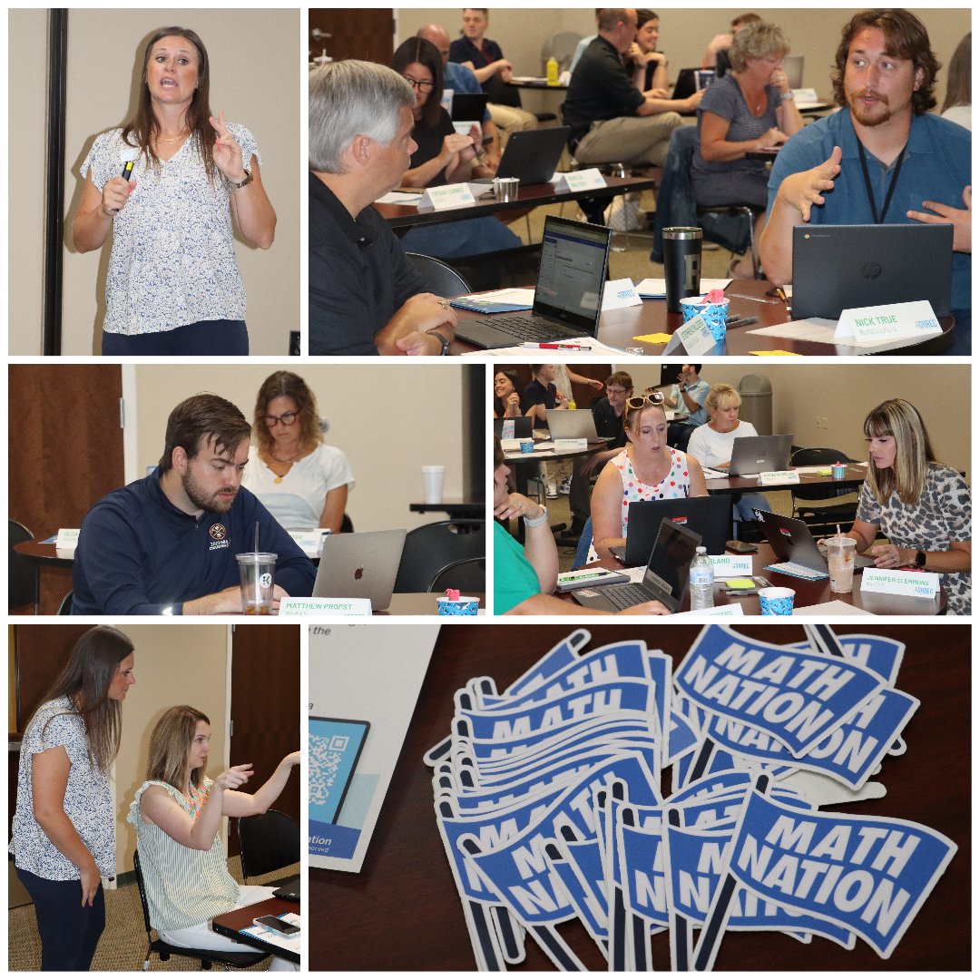 GRRECKY's tweet image. Had a full day at the #MathNation workshop. Participants explored digital tools for Algebra 1, Geometry, and Algebra 2. They received workbooks, videos, practice materials and virtual tutoring support. Great hands-on ideas and differentiation techniques shared. #GRRECKY