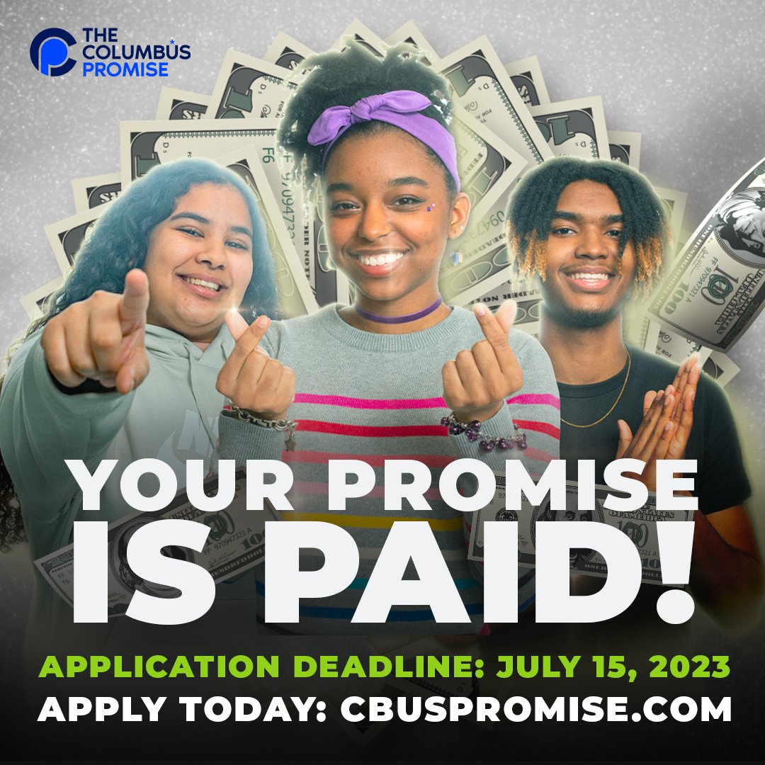 Keep your end of the promise and get FREE TUITION to Columbus State Community College

To learn more and apply, visit cbuspromise.com TODAY. 

<a href="/ColsCitySchools/">Columbus City Schools</a> <a href="/ColumbusGov/">City of Columbus</a> <a href="/cscc_edu/">Columbus State</a> <a href="/IKnowICan88/">I Know I Can</a> 
 #COLUMBUSPROMISE #TUITIONFREECOLLEGE #CBUSPROMISE #WEPROMISE #614PROMISE