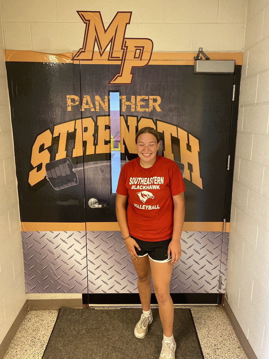 MP_perform's tweet image. This weeks athletes go to Ajay Wagner (snuck out before we could get his picture) and Paityn Ensminger! Two kids that out the work in year round! #GoMP