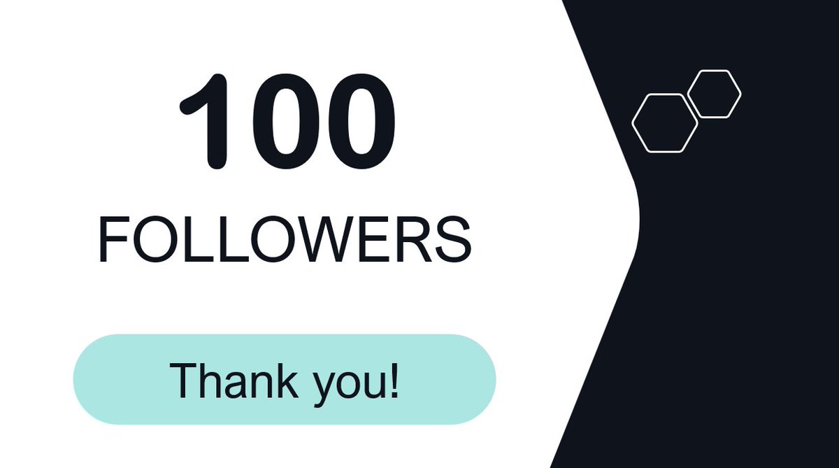 OutshineVC's tweet photo. 100 Followers! 🎉 https://t.co/Sim4Bhi3xN