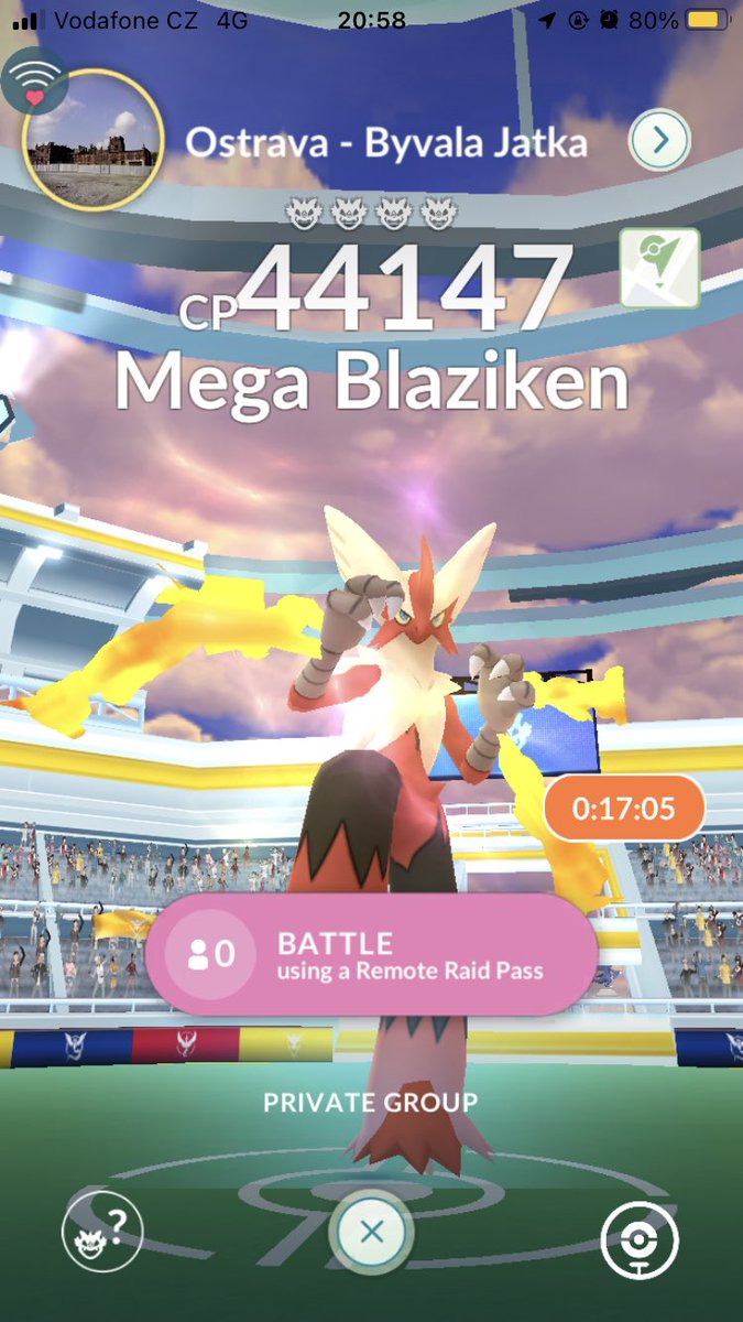 aitorars1's tweet photo. Mega Blaziken raid just now! Add and stay online! Start in 5-10 mins. 3 enough to beat #PokemonGOfriend #PokemonGoRaids #pokemongo #pokemongoraid https://t.co/iwUREpDckm