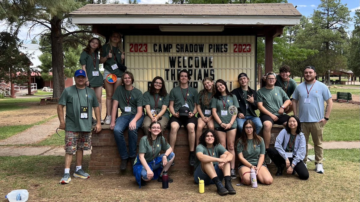 2023 AZ Thespian Leadership Camp is in the books!   Troupe 5084 represented!