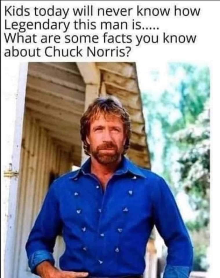 RT @16bitnostalgia: Chuck Norris once won a game of Connect Four in three moves! https://t.co/qzW2M44sbx