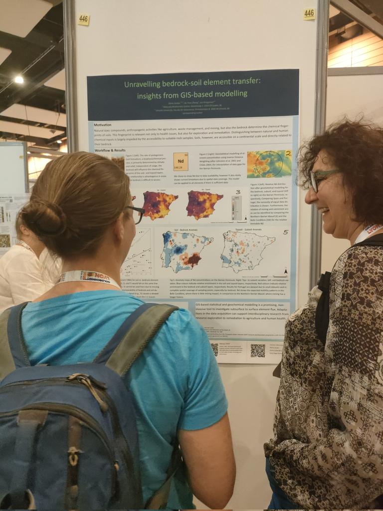 fluid_net's tweet photo. Another FluidNET Student with a poster - Dörte Jordan - showcased her research about modelling subsurface mass transfer using GIS built-in statistical modules. Discussions and feedback were vibrant and fruitful. https://t.co/O4CDFyBXBK