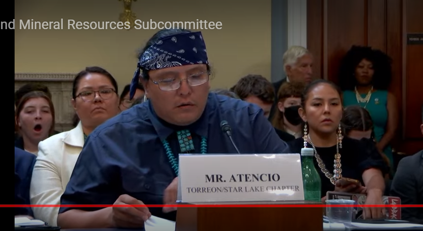 🤝As Mario Atencio testifies before the House Natural Resources Committee, his words resonate with the call to preserve the sacred Greater Chaco Landscape for future generations. It's time for bold action to ensure its protection. #HonoringChaco #EnvironmentalJustice