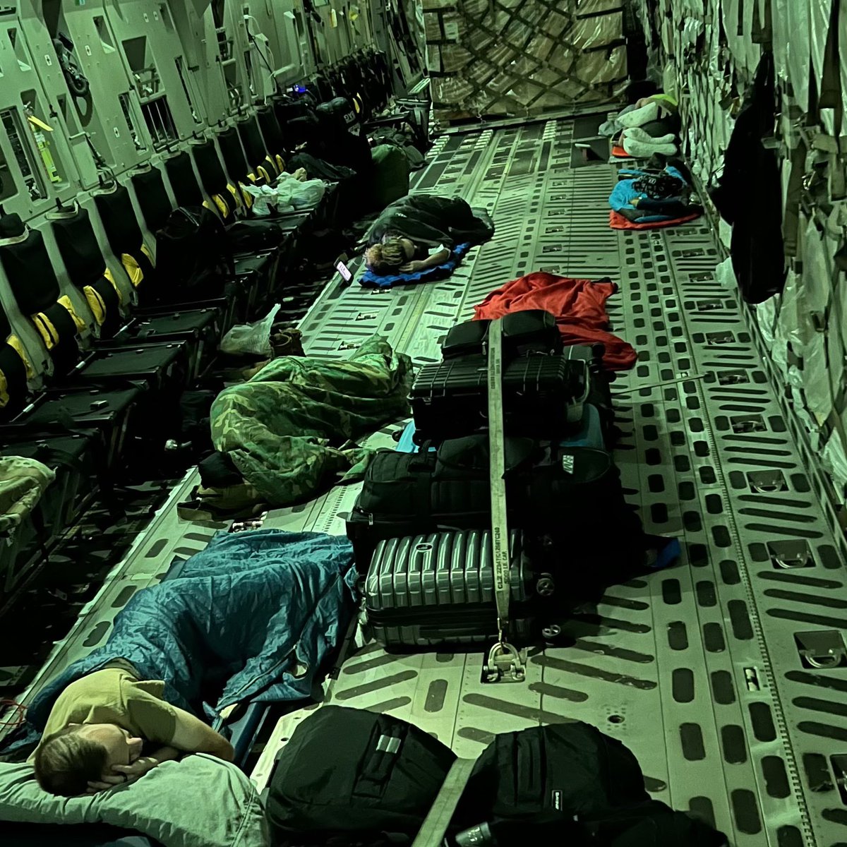 amccommander's tweet photo. 8 Days
19,075 Miles
7 Jets
4 Nights in sleeping bags in Hotel #C17
7 Partner #Allies
The entire #JointTeam
Thousands of #Mobility #Airmen DOMINATING!
#MG23 https://t.co/u0dAWKDA2q