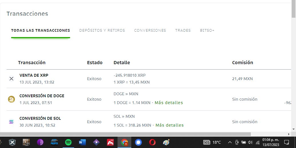 RicardoShane1's tweet photo. A todos los que les está fallando @Bitso, si son una mierda, pero apenas pude retirar a través de biso alpha en el siguiente link https://t.co/Z0uPTqgvBv, en market venta al momento después de intentar un ratote, espero les funcione. https://t.co/WqoR4VtMhe