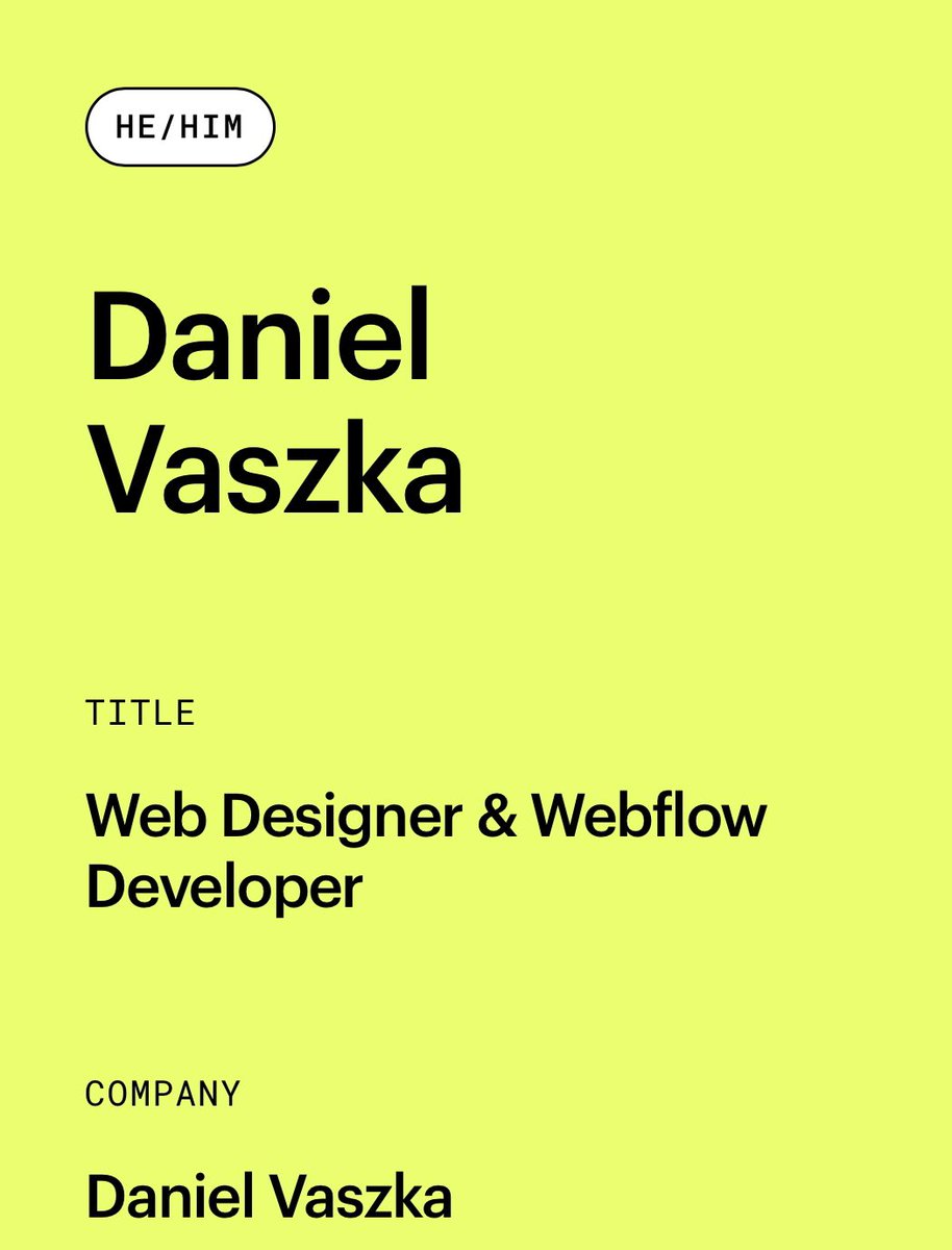 Daniel | Web Designer & Webflow Developer (@daniel_vaszka) / Posts / X