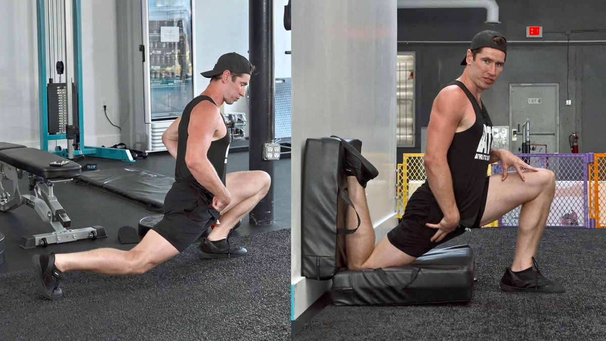 kneeovertoesguy's tweet photo. Combining the direct strength methods above with LENGTHENING from the ATG split squat and other stretches, I’ve seen that just about anyone can have better hip flexor strength and flexibility than the norm - with a stronger lower abdomen in the process! https://t.co/AxLxGPZWDa