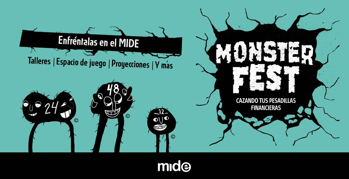 ¿YA FUISTE AL MUSEO MIDE, Museo Interactivo de Economía?🤭✨
Atrévete y enfrenta tus pesadillas financieras en el Monster
Fest del MIDE, MIDE, Museo Interactivo de Economía 😃🤩🫢
Asiste al MIDE y combate tus pesadillas financieras.
mide.org.mx/midedigital/pe…