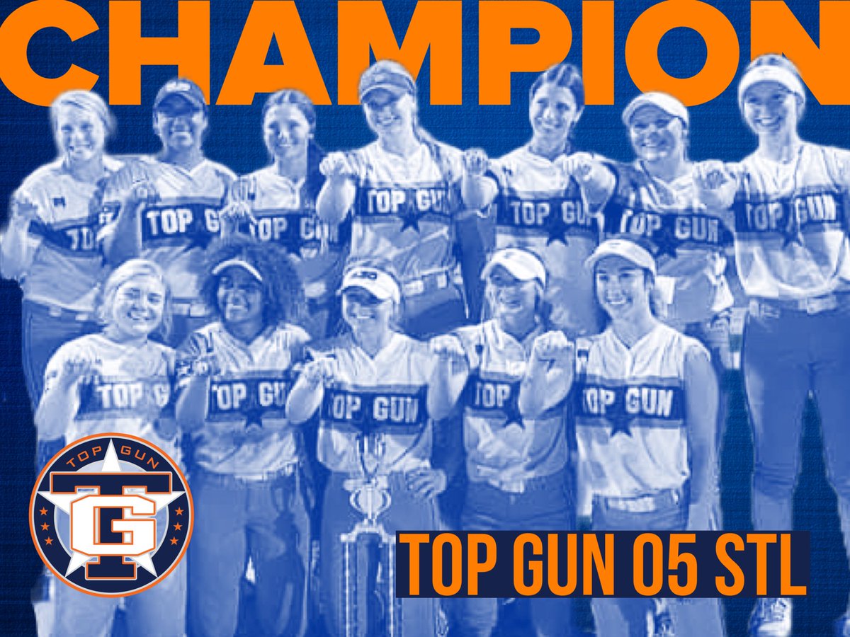 Top Gun Fastpitch (@topgunfastpitch) on Twitter photo Last Weekend’s Winnings!
✈️PG Elite 40 Showcase
CHAMPS: <a href="/CoachWalters75/">Top Gun 16</a>
RUNNER UP: @topgun08kc
✈️Queen of the ‘Ville
<a href="/TopGun05STL/">Top Gun 05 STL</a>
#flyabove #TOPGUN🔛🔝 Last Weekend’s Winnings!
✈️PG Elite 40 Showcase
CHAMPS: <a href="/CoachWalters75/">Top Gun 16</a>
RUNNER UP: @topgun08kc
✈️Queen of the ‘Ville
<a href="/TopGun05STL/">Top Gun 05 STL</a>
#flyabove #TOPGUN🔛🔝