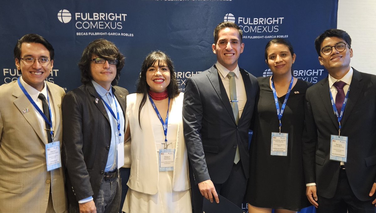 Asesorar durante varios meses a estos #líderes #FulbrightGR ha sido un proceso extremadamente satisfactorio.🫶 
🥳¡Muchas felicidades Geraldine, Alan, Sergio, Jorge, Héctor y Miguel de Jesús! Caltech, USC, Stanford, MIT, UC Berkeley y la Universidad de New Hampshire los esperan.