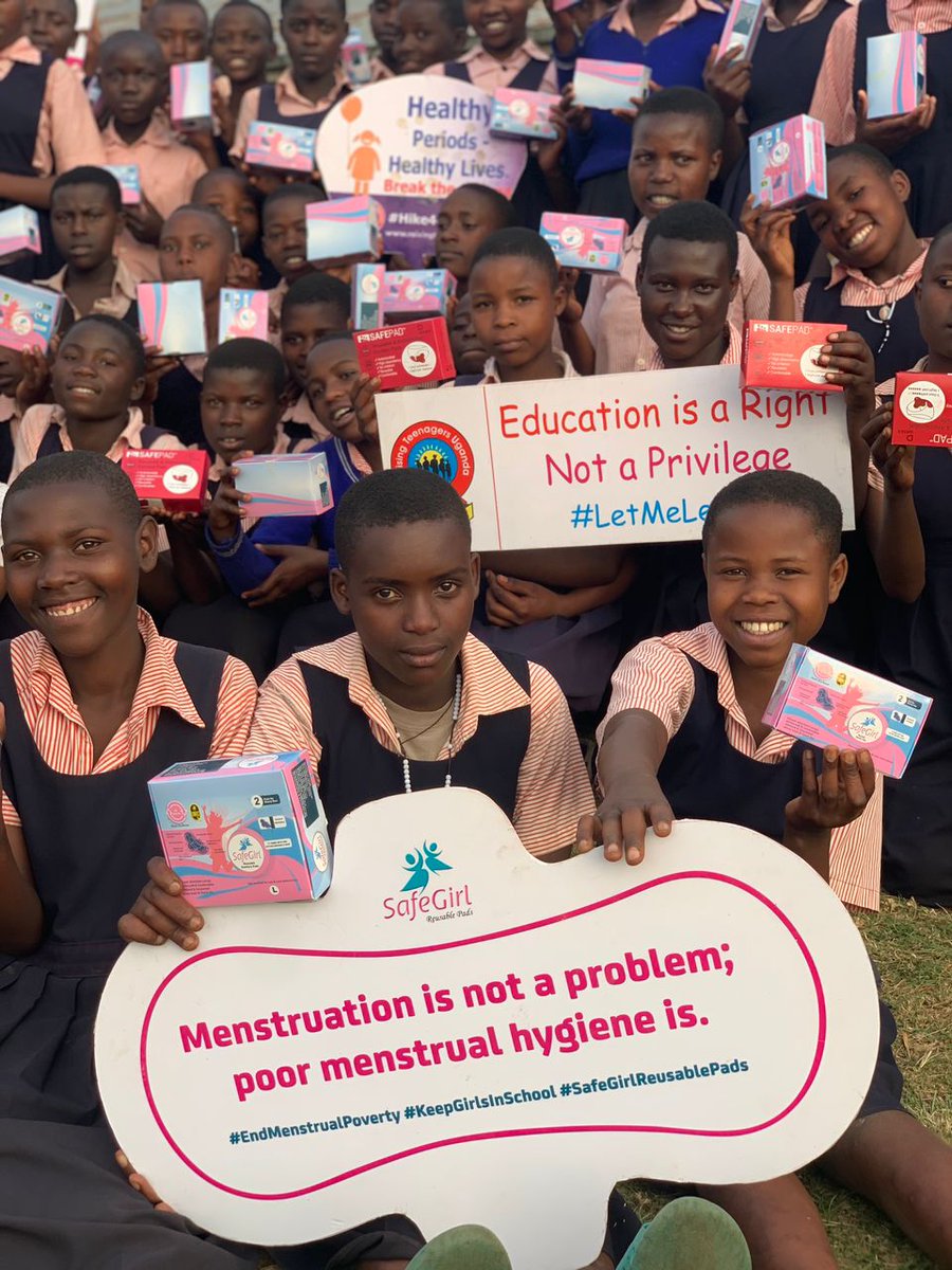 NinyeNBA's tweet photo. @DKamwine says "it’s hard for some girls to buy their period supplies due to the lack of money. Because of that, they miss school exams if they can’t keep themselves clean and safe. Over time, some of them feel so discouraged that they abandon school". #EndPeriodPoverty https://t.co/Nkz67Yp3pr