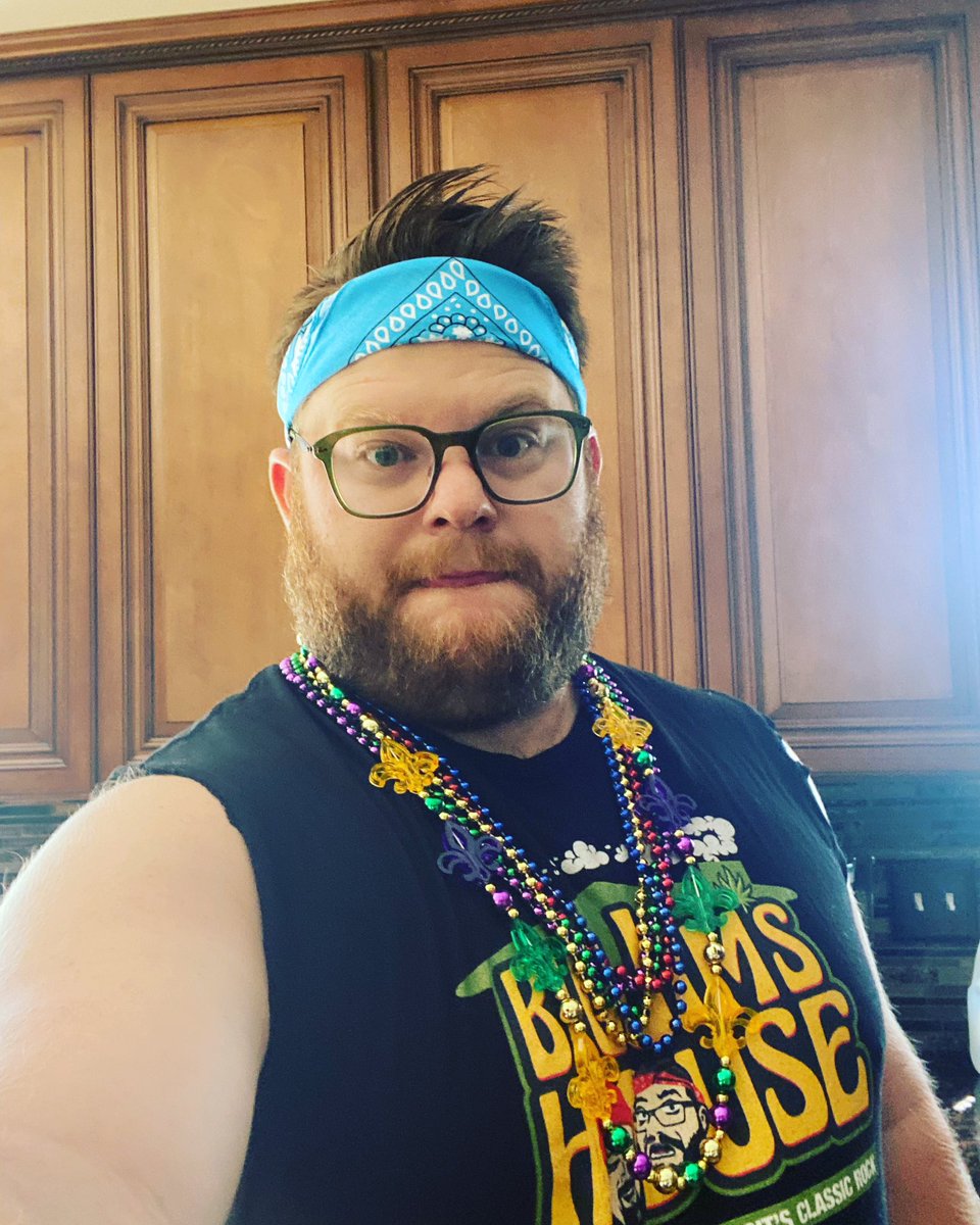 Let's go baby. Almost time for #PartiGras with @bretmichaels @mark_mcgrath @nightranger and Jefferson Starship and Steve Augeri.  I'll share some backstage photos as I can. Rock on everyone and see you tonight!! Wait till you see the rest of my outfit.