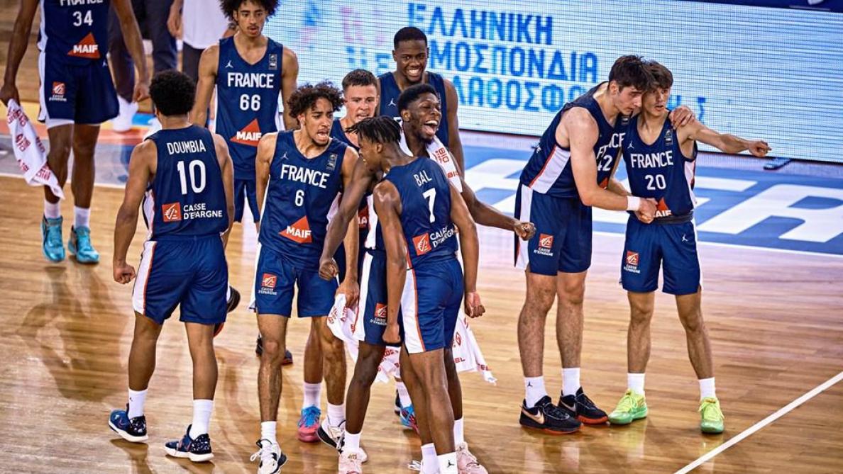 Basket-ball - Euro U20. L’équipe de France d’Ugo Doumbia et Thomas Andrieux en demi-finale lunion.fr/id503078/artic…