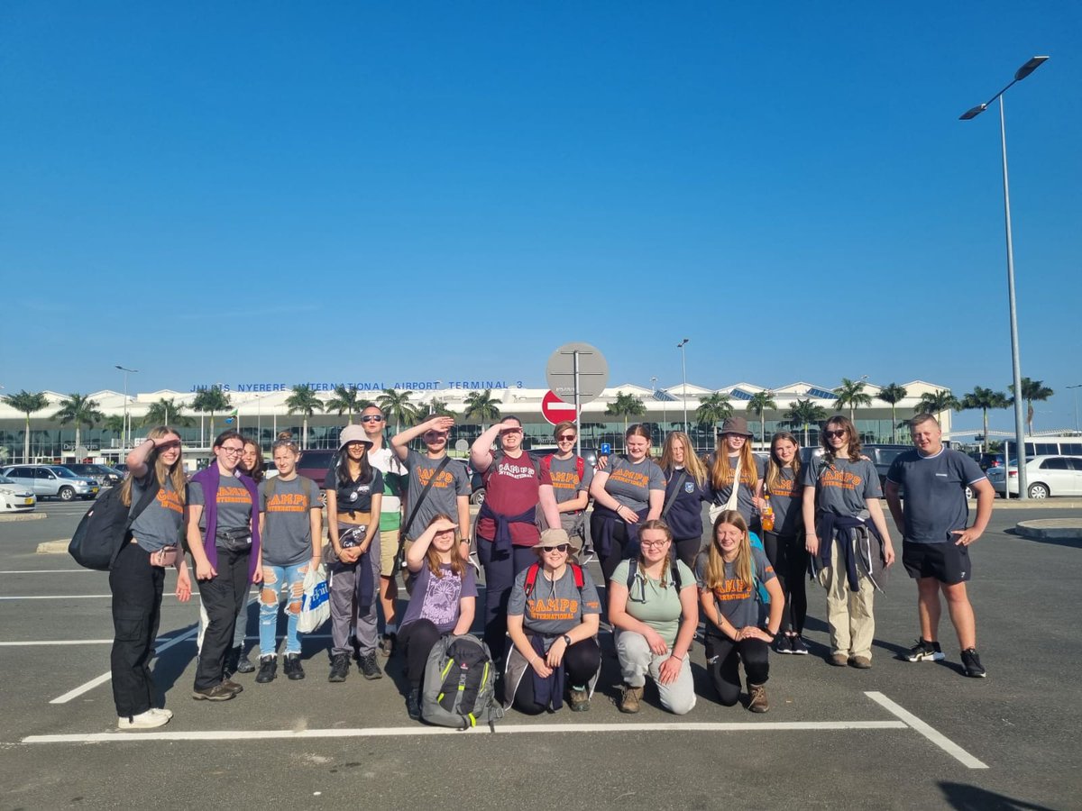camptanzania's tweet photo. Excited to welcome #TeamMeru to Tanzania! They have been meeting some of the local students in the village ๐ @CampsInt #dosomethingamazing #campseffect https://t.co/nXkYhAhKca