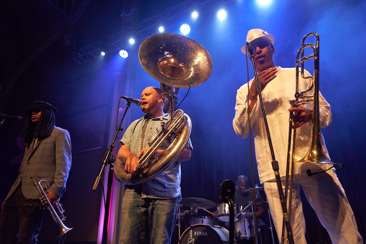 We're packin' up and bringin' the #BrassParty to Coudersport, PA tomorrow for the Eliot Ness Fest🤟🏻 We'll be on the main stage from 7-10pm, so come party!