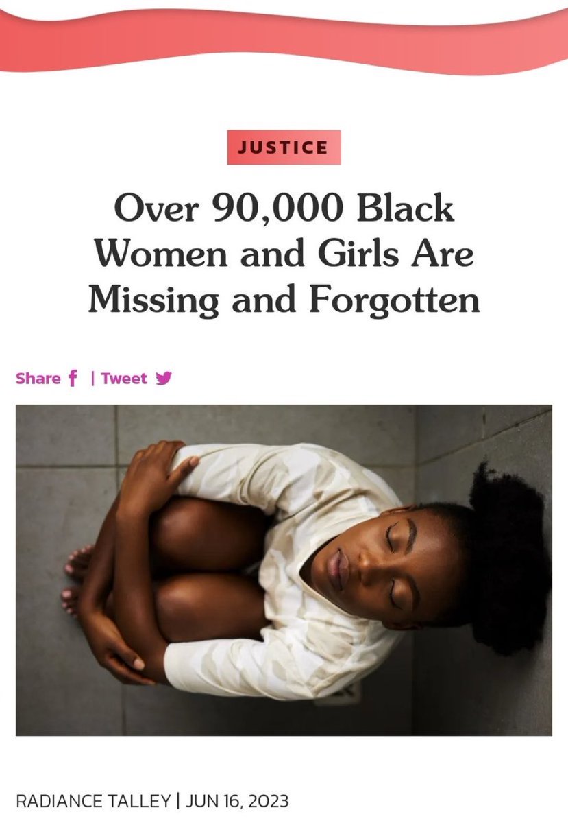 dijoni's tweet photo. Tens of thousands of black American girls and women are going Missing and no one’s care. https://t.co/tndlwjmLiG