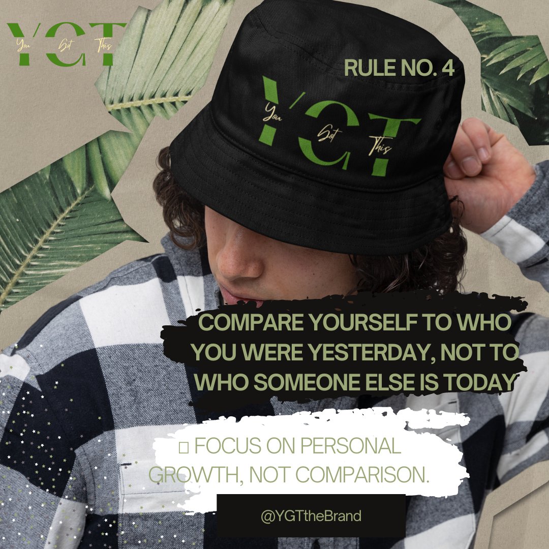 DnkoWsr's tweet photo. Rule 4 - Compare yourself to who you were yesterday, not to who someone else is today.
π Focus on personal growth, not comparison.
π© Join our email list to receive a FREE PDF of "12 Rules for Life"
Link in bio.
#PersonalGrowth #SelfComparison #YGT #YouGotThis https://t.co/lkMUe3FFVw