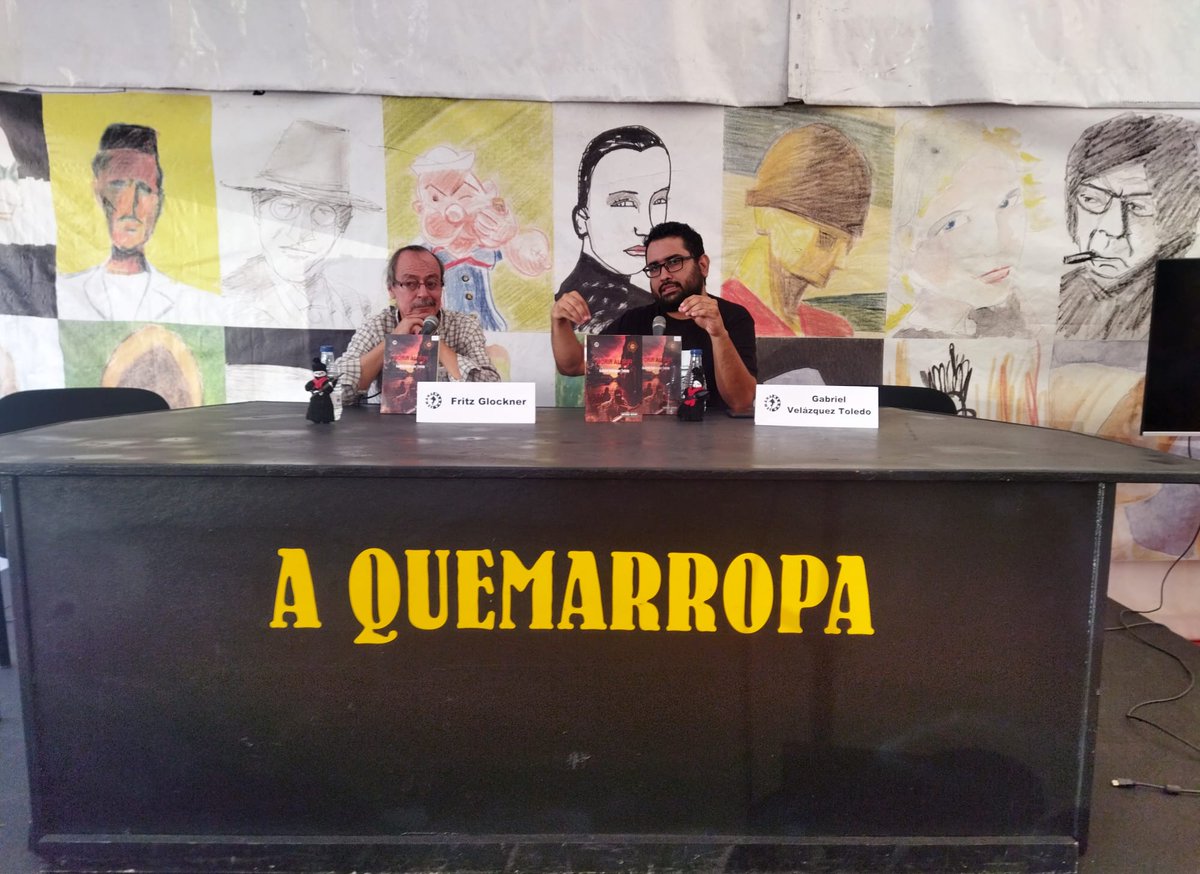 snegra's tweet photo. 🗞️A Quemarropa 
Presentación: 𝗠𝗼𝗿𝗶𝗿 𝗮𝗹 𝘀𝘂𝗿 de Gabriel Velázquez Toledo. Con Fritz Glockner.
Nuestro canal📺👇
https://t.co/SlU8sty9ej https://t.co/Zr4j8SkM8J