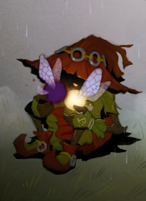 got into majora's mask recently. yall will never guess who my fave character is   [drawn w/ non-dominant hand!]  #Zelda #TheLegendOfZelda #MajorasMask