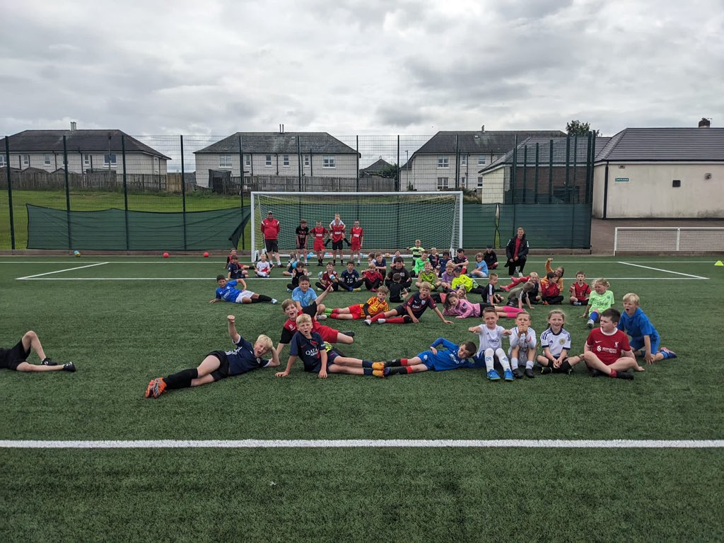 in_vics's tweet photo. Another great week at NVP at our football camp
Football ⚽️
Fun 😀
Lunch 🥪
Summer Holidays ☀️
Hope everyone is enjoying the camp 🙏
Thanks to our sponsors for allowing us to provide free football this summer 👏
@ScotFASouthWest
#vicsinthecommunity
#GoFitba
#Freefootball https://t.co/KGfMjywJss