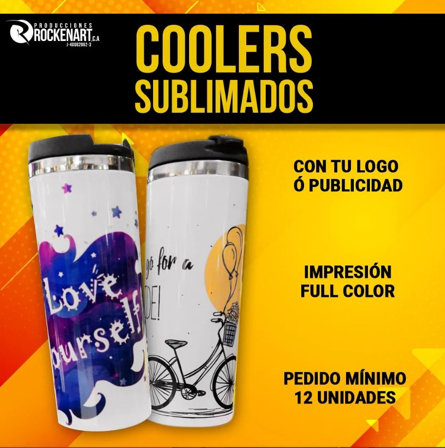 COOLERS SUBLIMADOS
Personalizados con tu marca o diseño de tu preferencia🤩

✅ Pedido mínimo 12 unidades
✅ Impresión full color
Contáctanos!!!📞0212-7140210
📲WhatsApp:0212-2860452
#coolersublimado #cooler #rotulación
#coolerpublicitario #materialpop
#rotulacion #vasosrotulados