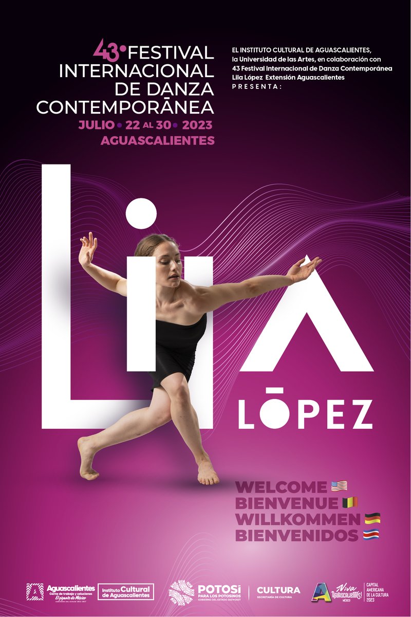 🙌🏻Compartimos contigo programación del 43ª Festival Internacional de #Danza Contemporánea Lila López #Aguascalientes, que se llevará a cabo en el Teatro Morelos y en la Caja Negra de la <a href="/UArtes/">UniversidadedasArtes</a>

👁️Consulta la programación completa aquí: rb.gy/25afg

#FestivalLilaLópez