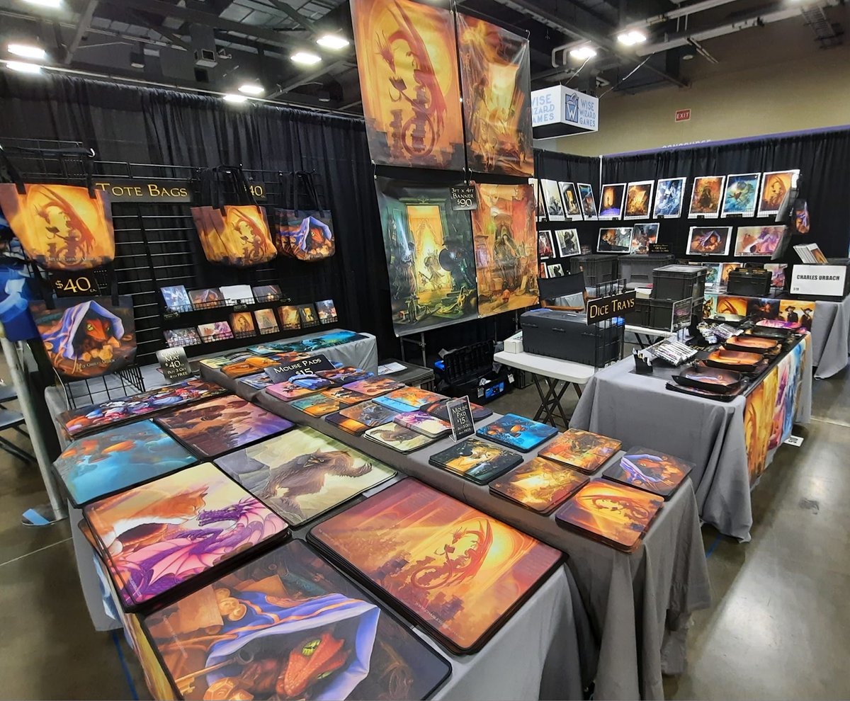 Artist_C_Urbach's tweet photo. I had a great time at #OriginsGameFair and #CONvergence conventions. I'm now recharging, replenishing/expanding inventory, and starting some drawings before Gen Con at the start of next month. Hope to see you there! https://t.co/w0hUAAubXO