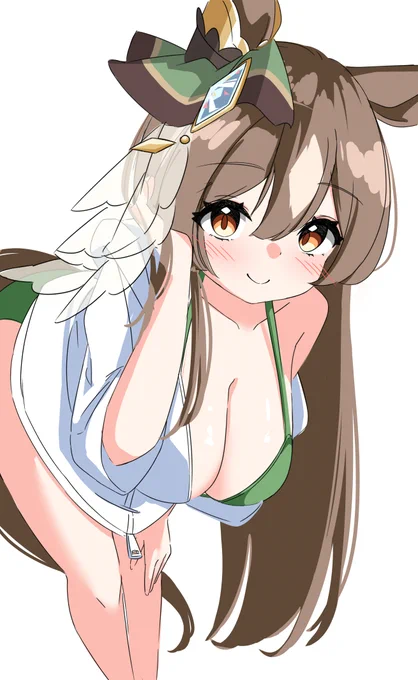 おはようございます、24日目の朝ダイヤです #ウマ娘 #サトノダイヤモンド