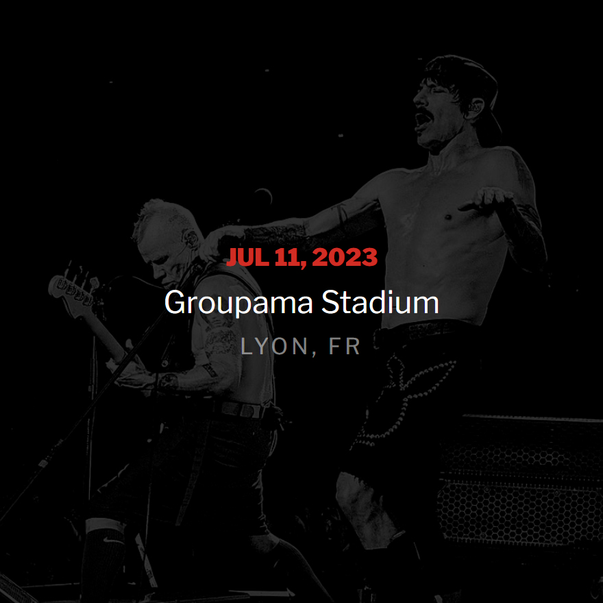 rhcplivearchive's tweet image. Audience audio recording from the July 11, 2023 show in Lyon, France is now available:

Listen: rhcplivearchive.com/stream/rhcp202…
Download: rhcplivearchive.com/show/jul-11-20…

Recorded by CrazyToaster