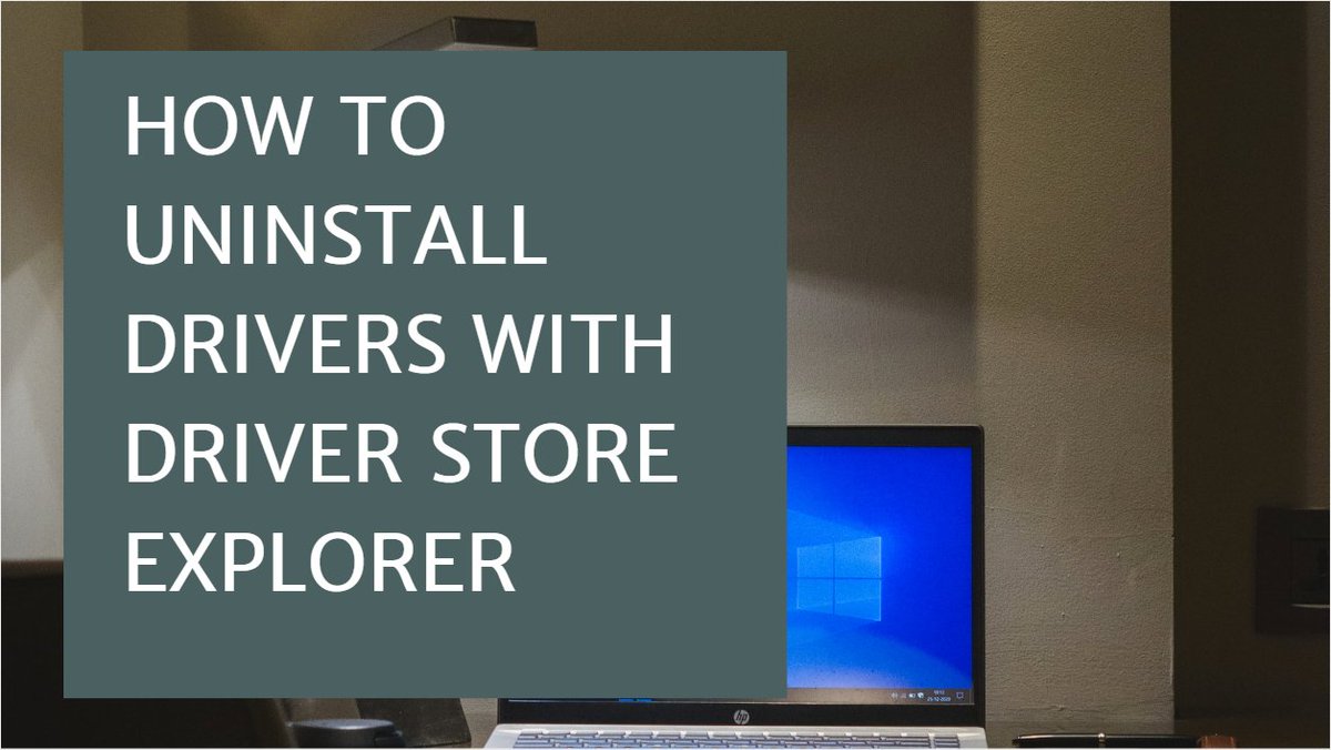 How to use Driver Store Explorer to uninstall drivers
hovatek.com/forum/thread-4…