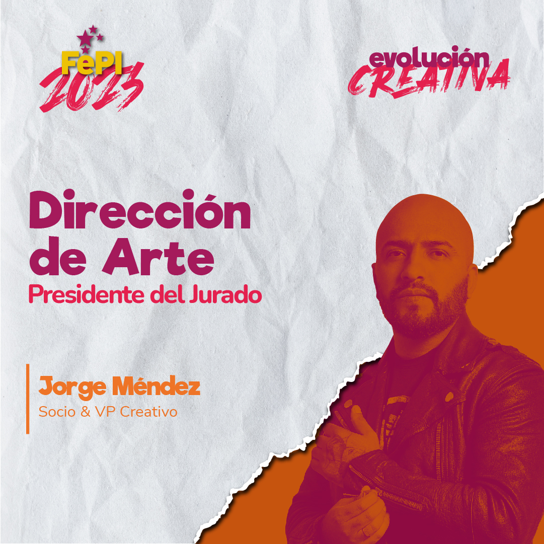 Presidente del Jurado en Dirección de Arte

Jorge Méndez
Socio &amp; VP Creativo

fepi.com.ar