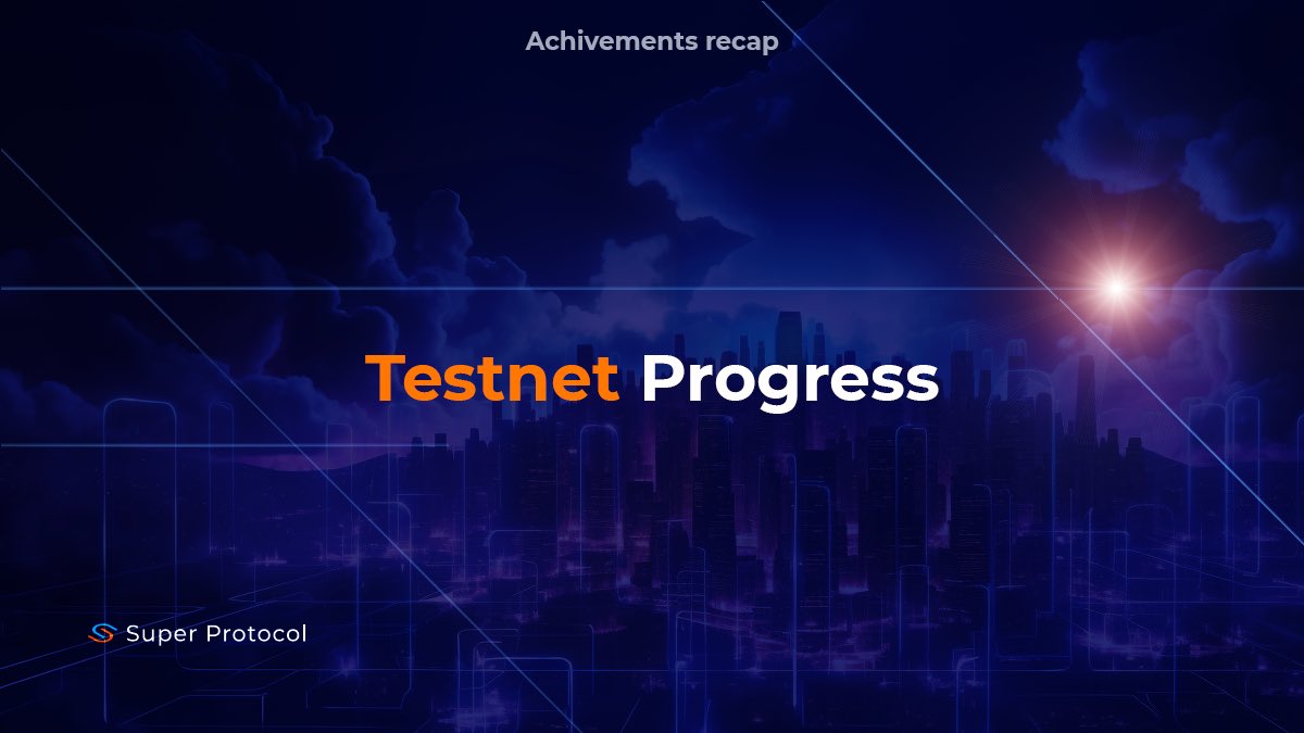 super__protocol's tweet photo. 👋 Hey, Supers! Time to look back at what we've achieved and peek at what's coming up very soon!

✅ Testnet Phase 1, where decentralized infrastructure for AI/ML solutions had been implemented, was effectively tested by the community towards the end of 2022. 

✅ In March’23 we launched Testnet Phase 2 featuring the first-ever decentralized confidential hosting with our own tunneling protocol, engaging 2,000+ developers and technology enthusiasts. Moreover, we have launched the Marketplace UI, which is a user-friendly way to deploying products and services in decentralized confidential environments. 

🎉 So what’s next?

🚛 Testnet Phase 3: Decentralized Confidential Hosting for Dynamic Web Applications. 
Introducing our own Confidential Super Chat, which is a technological demo that we made specifically to showcase the capabilities of decentralized #confidentialcomputing. Secure chat rooms operating from within Intel's SGX2 enclave 🤫 

#Privacy isn't a privilege, it's a right!

Leave a request to join Super #Testnet Phase 3 here: https://t.co/Vj6EAcHVO9