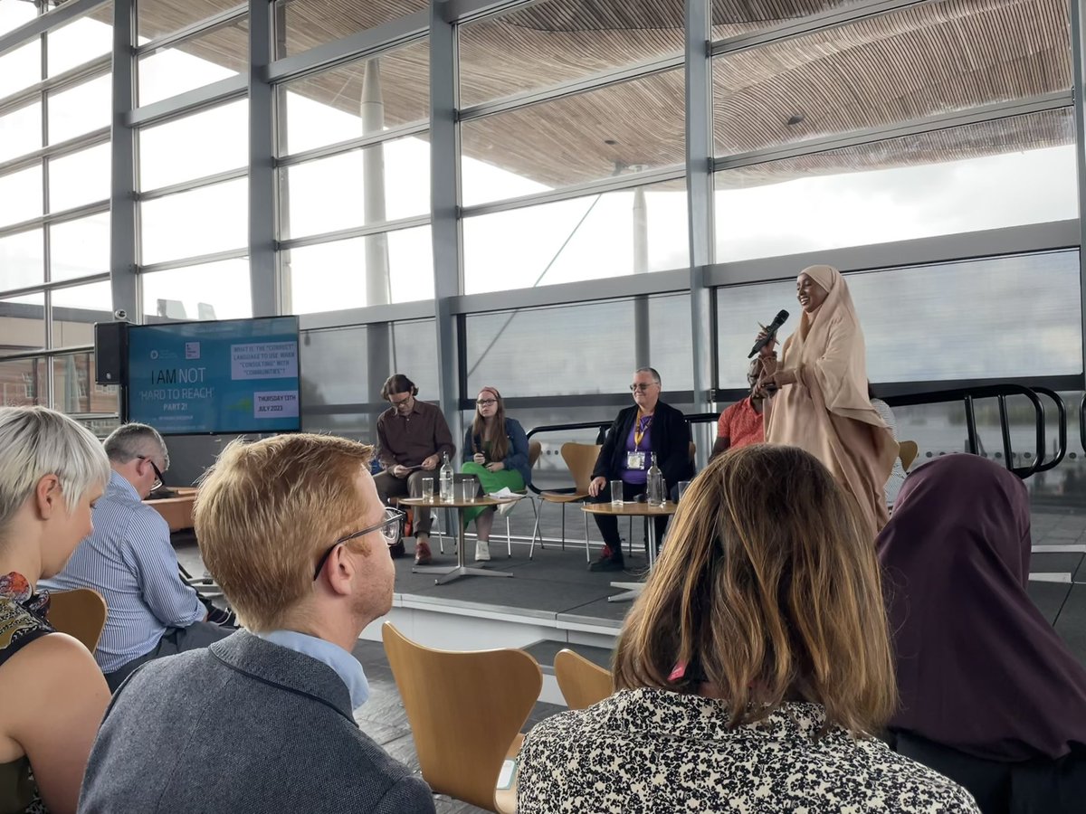 Marié Nevin (@marienevin_) on Twitter photo Didn’t want it to end! Fantastic host Mymuna Soleman and panel discussing how important language is if we want to genuinely and effectively engage with the community. Looking forward to the next one 🙌🏼
<a href="/privilegecafe_/">The Privilege Cafe</a> <a href="/SeneddWales/">Welsh Parliament</a> #useyourprivilegeforgood Didn’t want it to end! Fantastic host Mymuna Soleman and panel discussing how important language is if we want to genuinely and effectively engage with the community. Looking forward to the next one 🙌🏼
<a href="/privilegecafe_/">The Privilege Cafe</a> <a href="/SeneddWales/">Welsh Parliament</a> #useyourprivilegeforgood