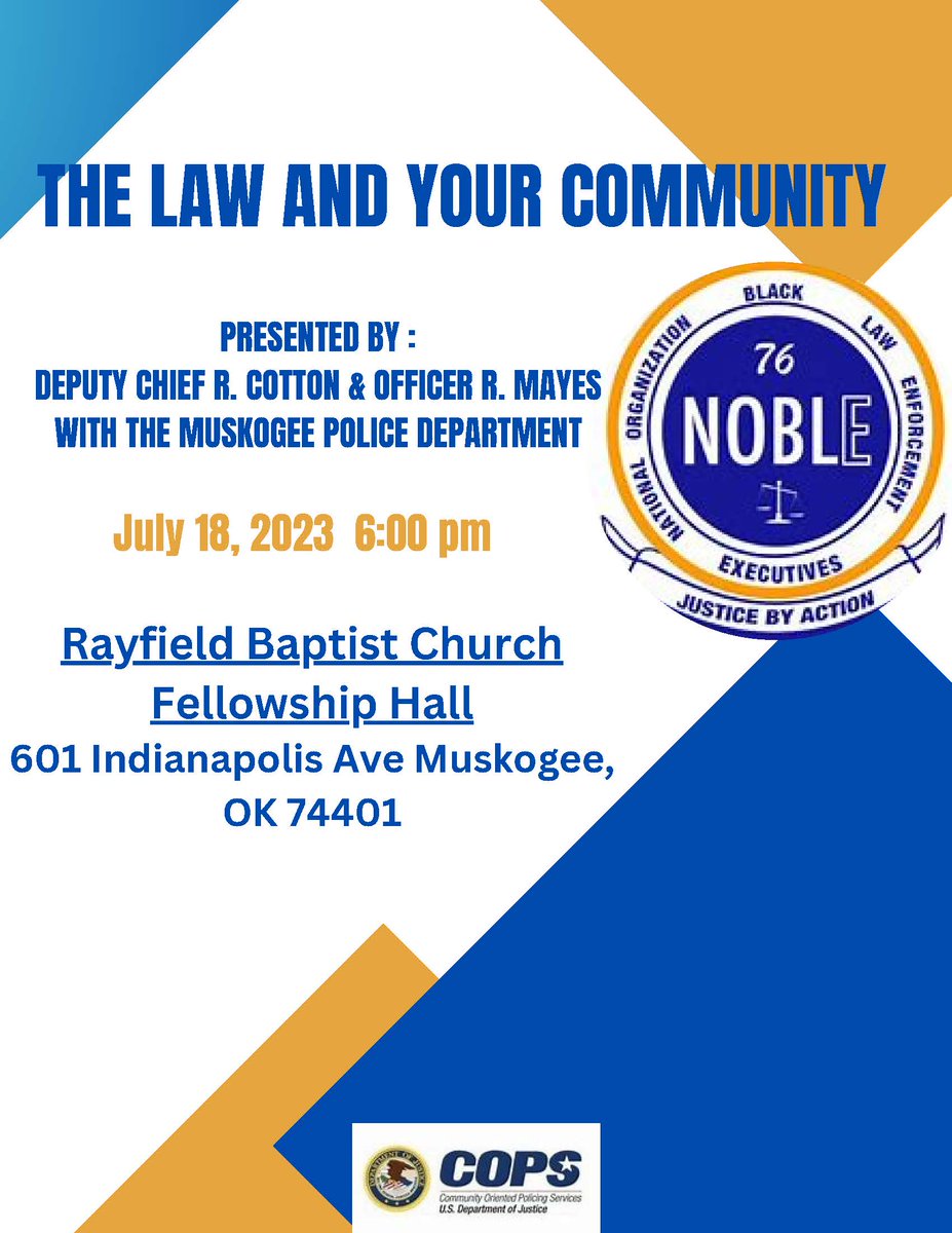 Muskogee PD tweet media