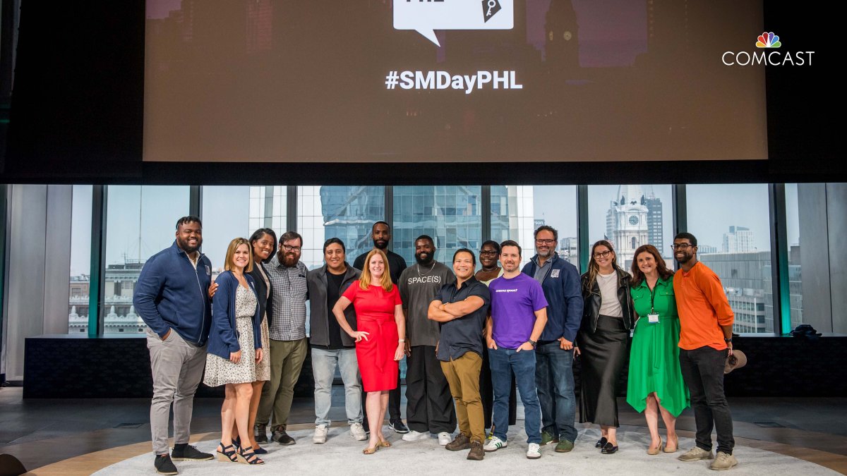 comcast's tweet photo. The 2023 Social Media Day PHL Conference was a hit! The event, hosted at the beautiful Ralph J. Roberts Forum on our HQ campus, brought together Philly’s marketing & communications leaders to discuss the latest in social media and beyond. #SMDAYPHL https://t.co/fOoTnth57d
