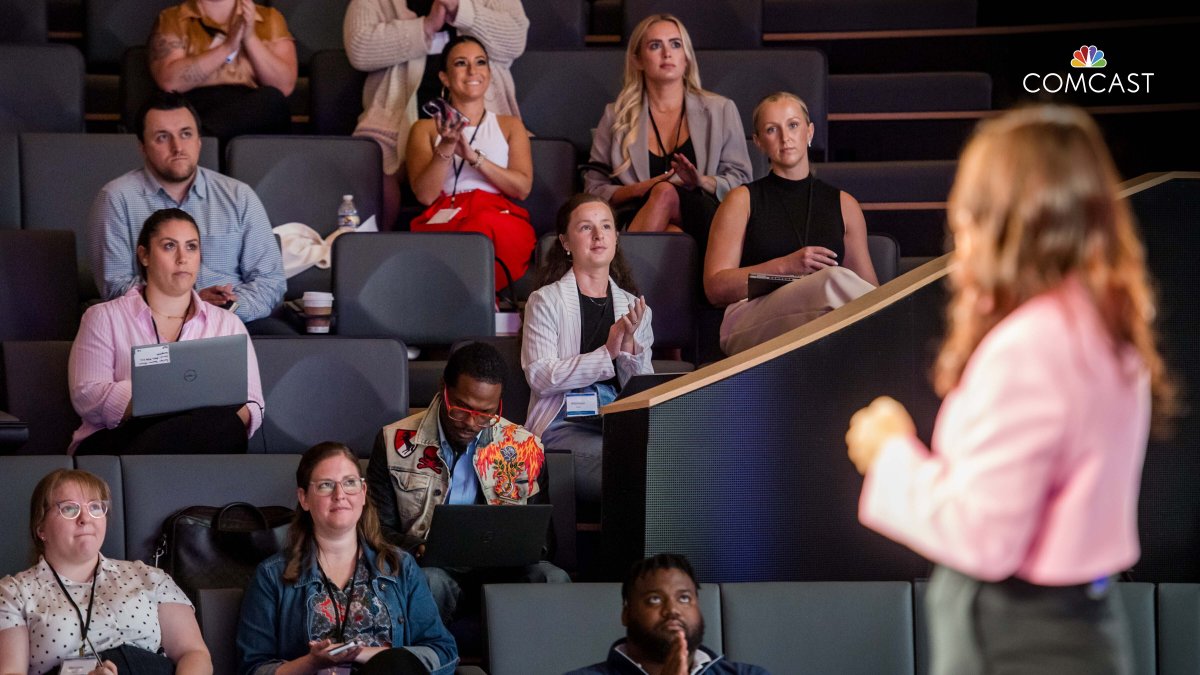 comcast's tweet photo. The 2023 Social Media Day PHL Conference was a hit! The event, hosted at the beautiful Ralph J. Roberts Forum on our HQ campus, brought together Philly’s marketing & communications leaders to discuss the latest in social media and beyond. #SMDAYPHL https://t.co/fOoTnth57d