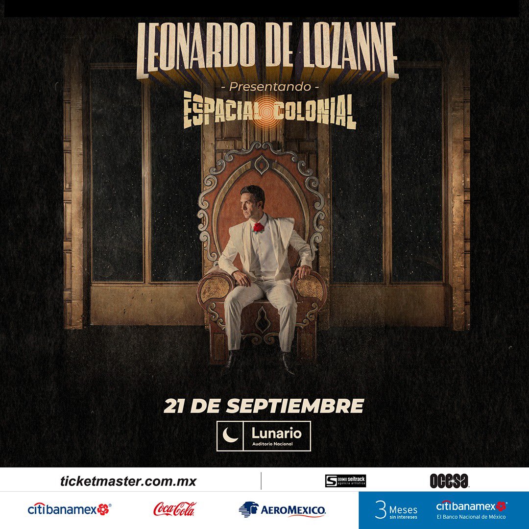 Preparando este show que me tiene tan emocionado! Espero que lo disfruten conmigo este 21 de septiembre. <a href="/LunarioMx/">Lunario</a>