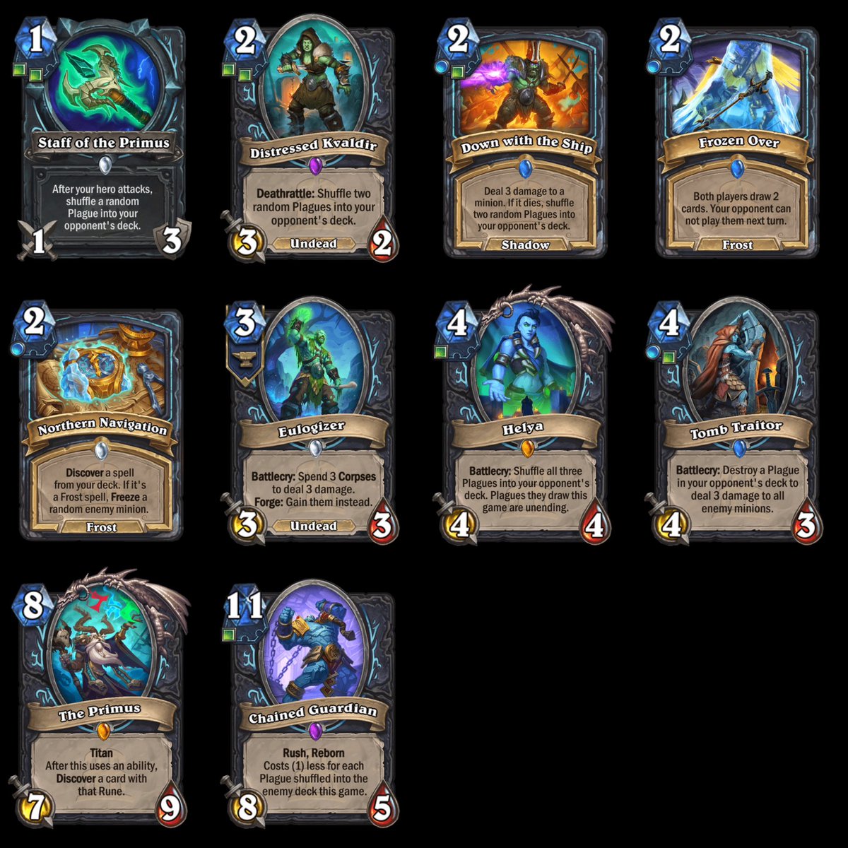 Ben Hearthstone on Twitter: “No more scheduled DK cards on the reveal