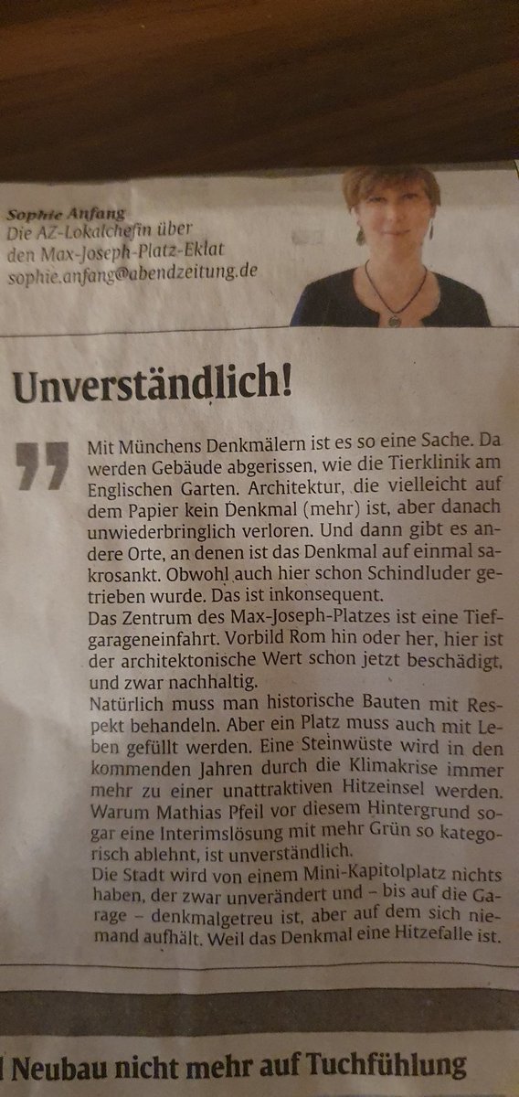roth_florian's tweet photo. Da hat @SophieAnfang von der @Abendzeitung recht.
#Denkmalschutz
#LebendigeStadt
#CoolCity
#MaxJosephPlatz https://t.co/WEqHUHnR4c
