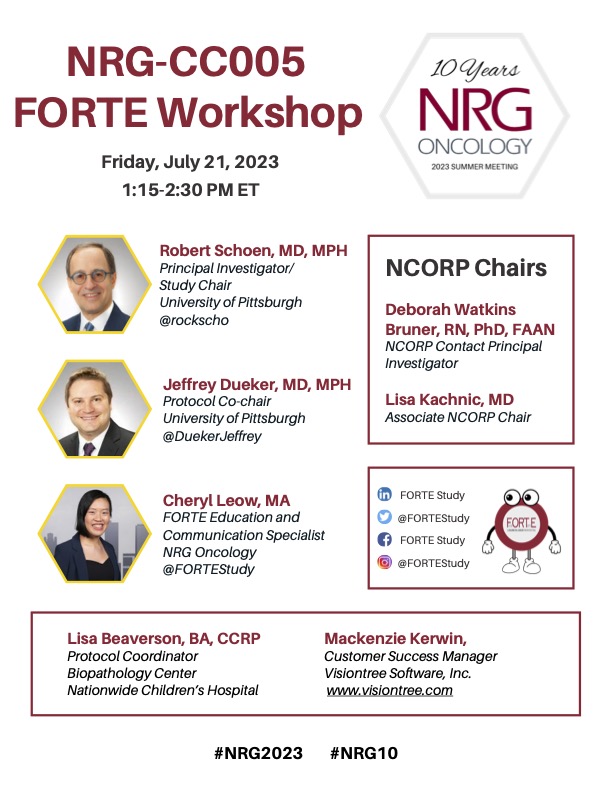 Join us at the @FORTEStudy workshop at #NRG10