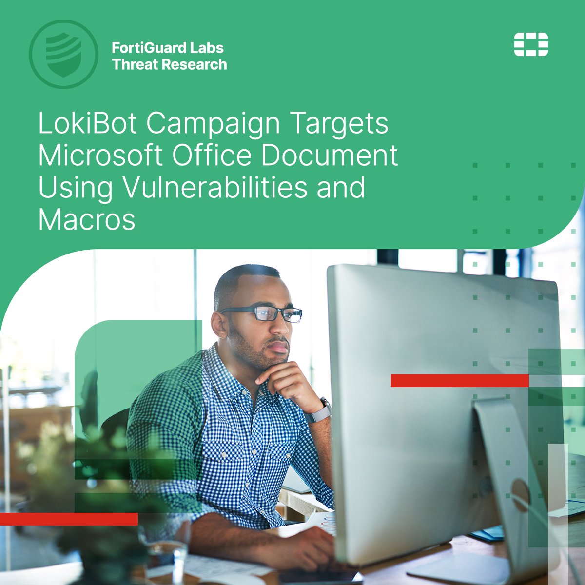 vdctechs's tweet photo. #FortiGuardLabs investigates malicious Microsoft Office documents that dropped the #LokiBot #malware onto a victim's system. Get an overview of this threat and awareness of its methods. Learn more: https://t.co/FgHivO1d1C https://t.co/xN7PGK64gR