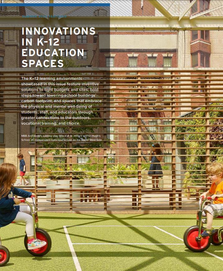 kbonyc's tweet photo. Two great articles in American Institute of Architects (AIA) Oculus Magazine looking at some of @NYC_SCA latest projects, including "Leading the Charge" to electrify our schools! https://t.co/ogM8uJMADa https://t.co/Wi2elbPyXr