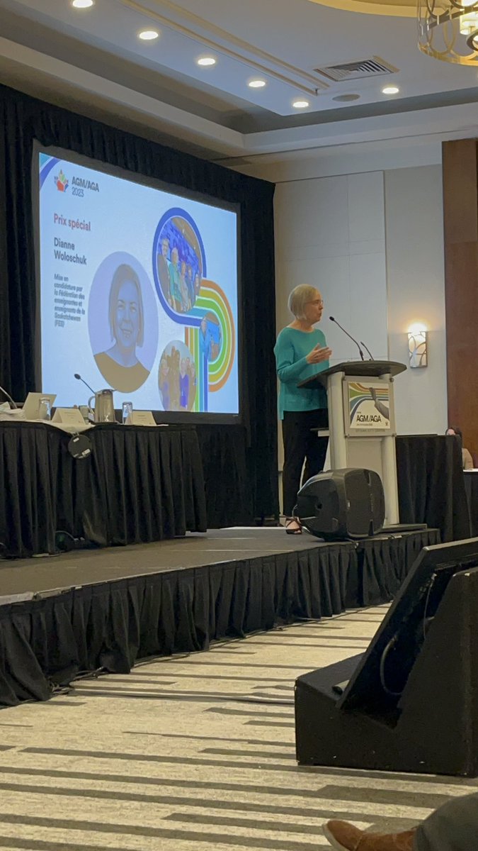 Congratulations to Dianne Woloschuk on receiving the <a href="/CTFFCE/">CTF/FCE</a> Special Recognition Award.  You have been a strong representative of Saskatchewan teachers at the local, provincial, national, and international level.