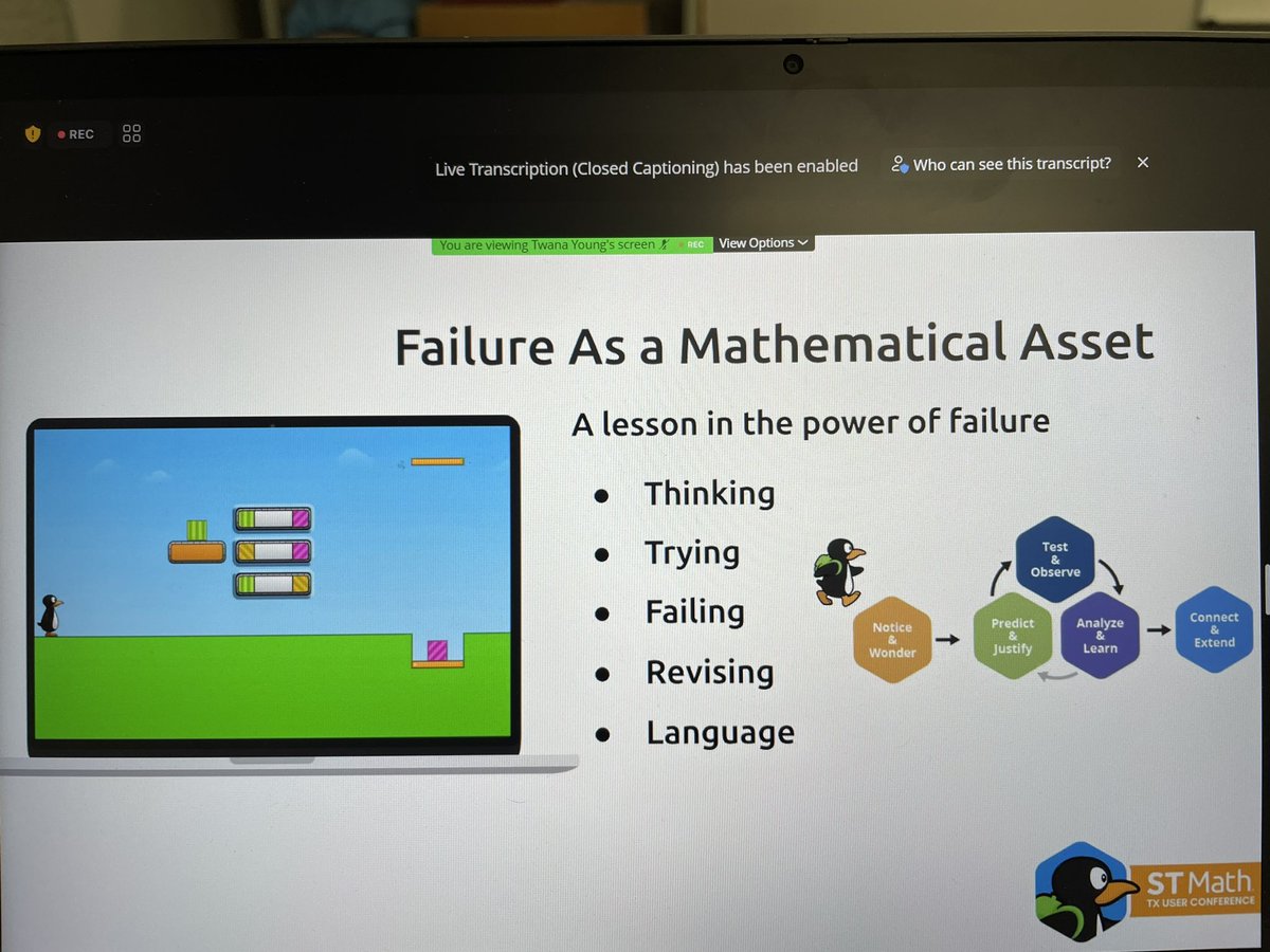 marisaochoa30's tweet photo. Closing speaker π was on π₯with her messages. Amazing way to close out a great virtual conference. Thank @STMathTX @STMath #AccelerateLearningTX #STMathTX https://t.co/Do1PP2MfCs