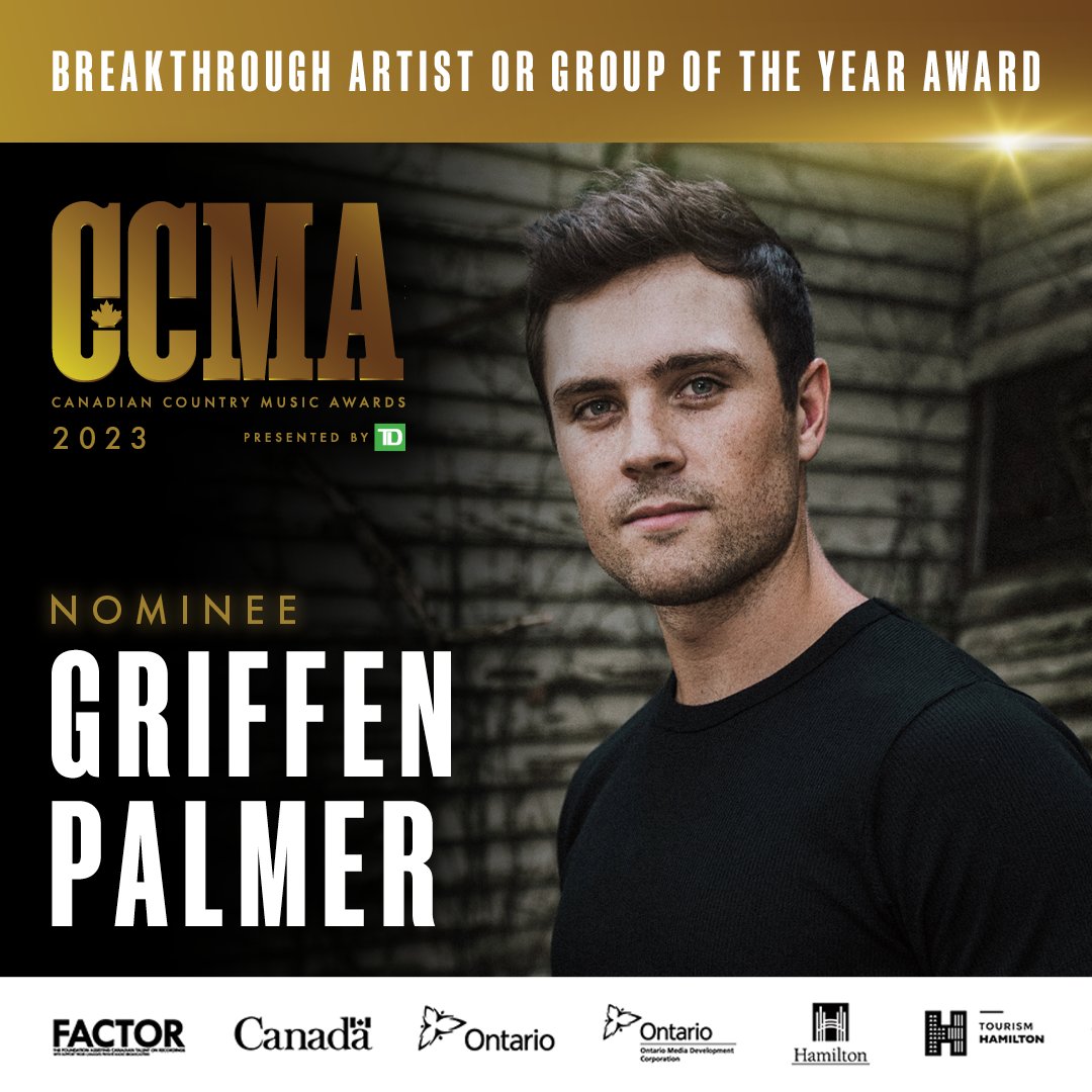 This was cool to wake up to!!! Thankful to be nominated in the Breakthrough Artist of the Year category at this years <a href="/CCMAofficial/">CCMA</a> awards with these other great artists! You guys can vote by tweeting with #CCMAVoteBreakthroughGriffenPalmer, now through July 27! 🤘🏻