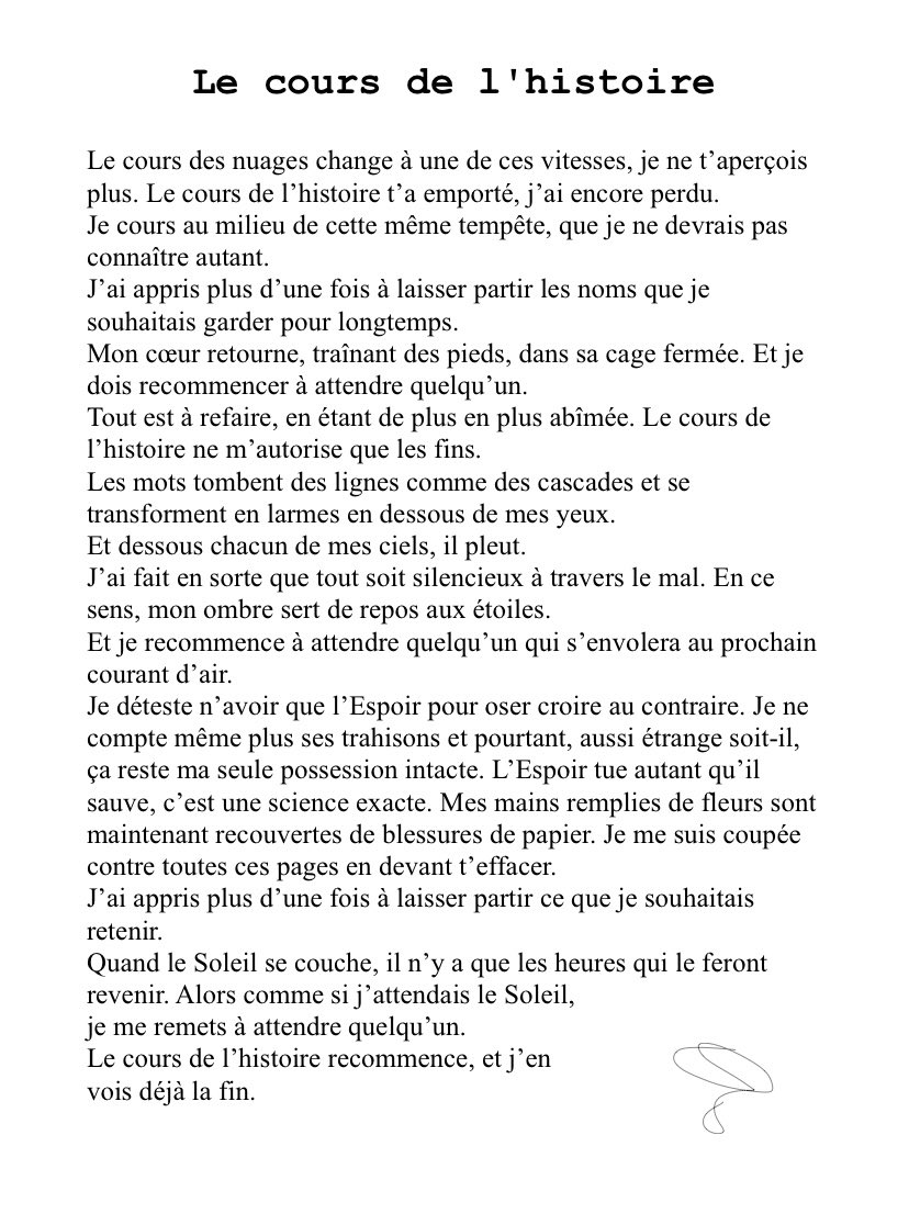 solaceres's tweet photo. « Et je recommence à attendre quelqu'un [...] » https://t.co/3l9RMEw882