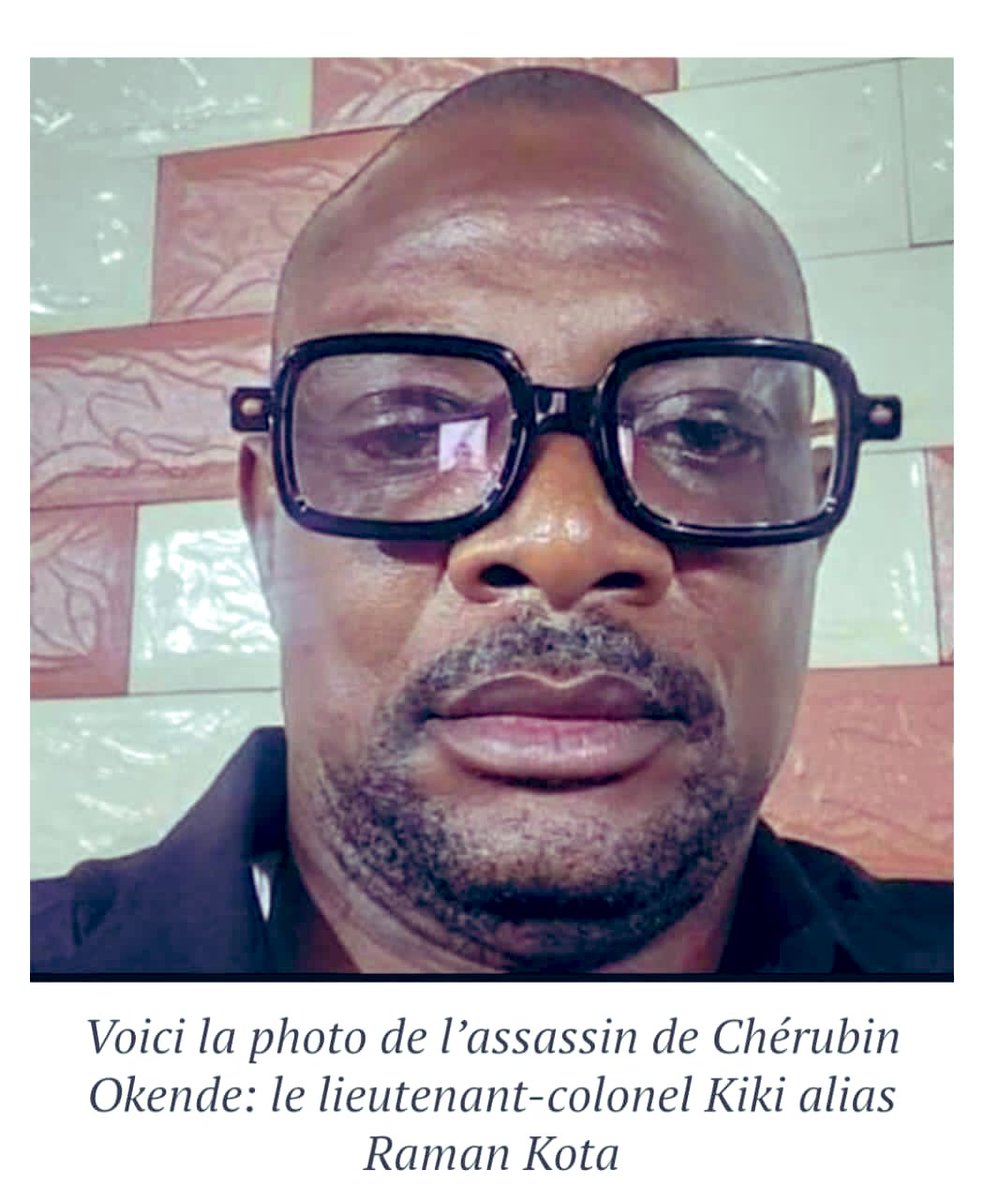 ContinuaLutta's tweet photo. Voici le visage de L’assassin de @OkendeC sous les ordres @Presidence_RDC @fatshi13 @DeniseNyakeru le lieutenant-colonel Kiki alias Roman Kota. Le monde doit connaître le visage de ces assassins et se rendre justice @ECiDeRDC @TopCongo @Ensemble_MK  @Envol_Rd_Congo @USEmbKinshasa https://t.co/WXdJLVRsoL
